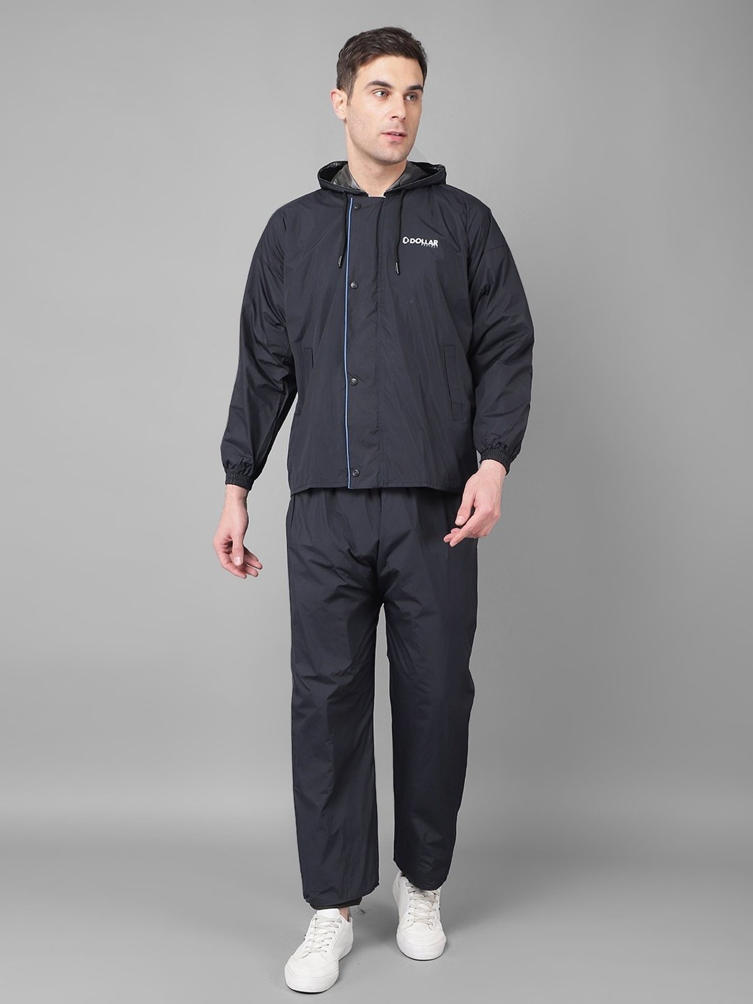 Wildcraft Red & Maroon Regular Fit Colour Block Rainwear Jacket