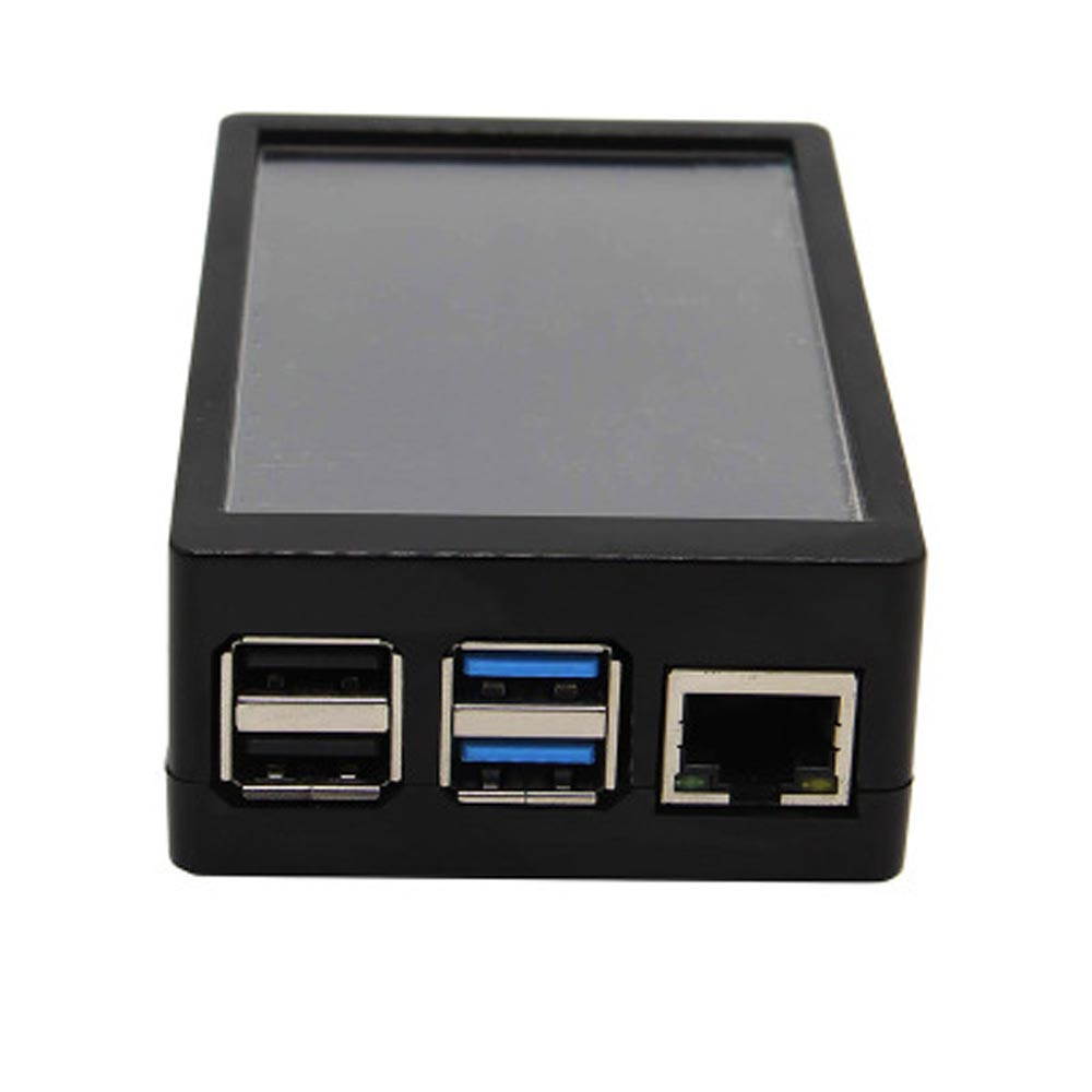 New raspberry pie 4B 1g 2G 4G shell can be installed with 3.5 inch touch screen shell cross border E-commerce