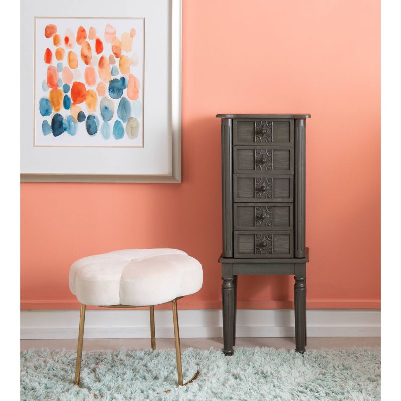 Tallow Jewelry Armoire Gray - Powell Company