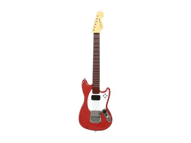 MadCatz Wii Rock Band 3 Wireless Fender Mustang Pro-Guitar Controller Red