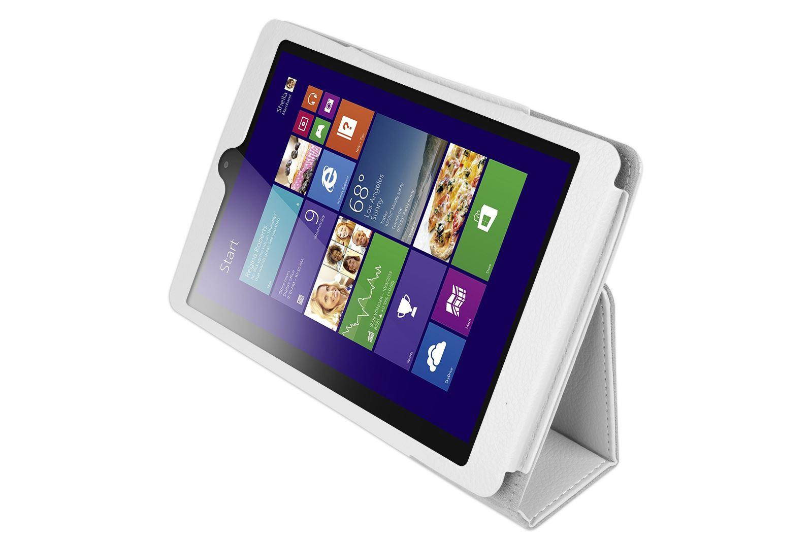 Hellfire Trading Magnetic PU Leather Case Cover for Lenovo MiiX 3 7.85" Tablet - Blue