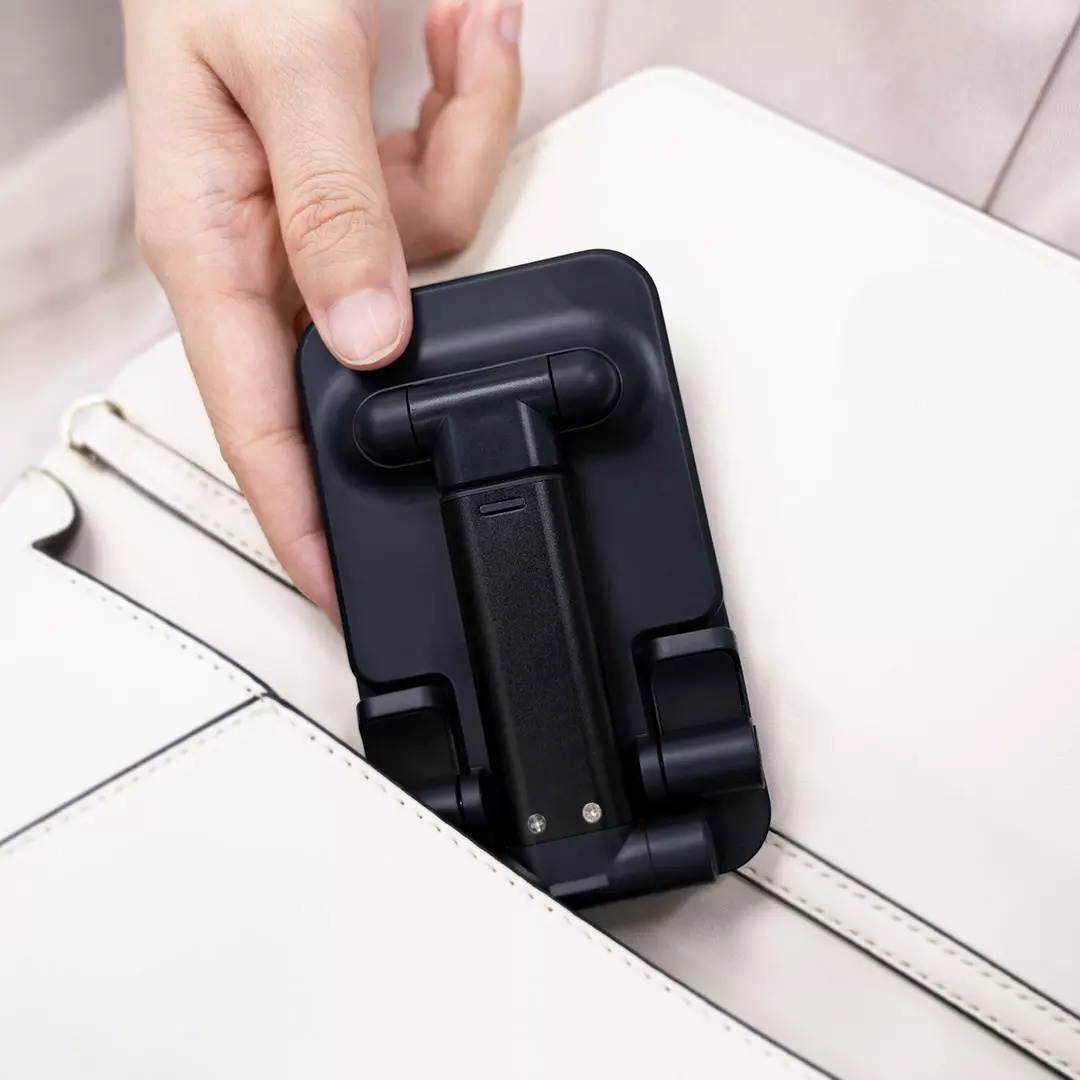 BCASE Desktop Foldable Phone Stand Freely Adjustable Retractable Folding Holder For iPhone XS 11Pro Tablet MI10 From Eco-system Black