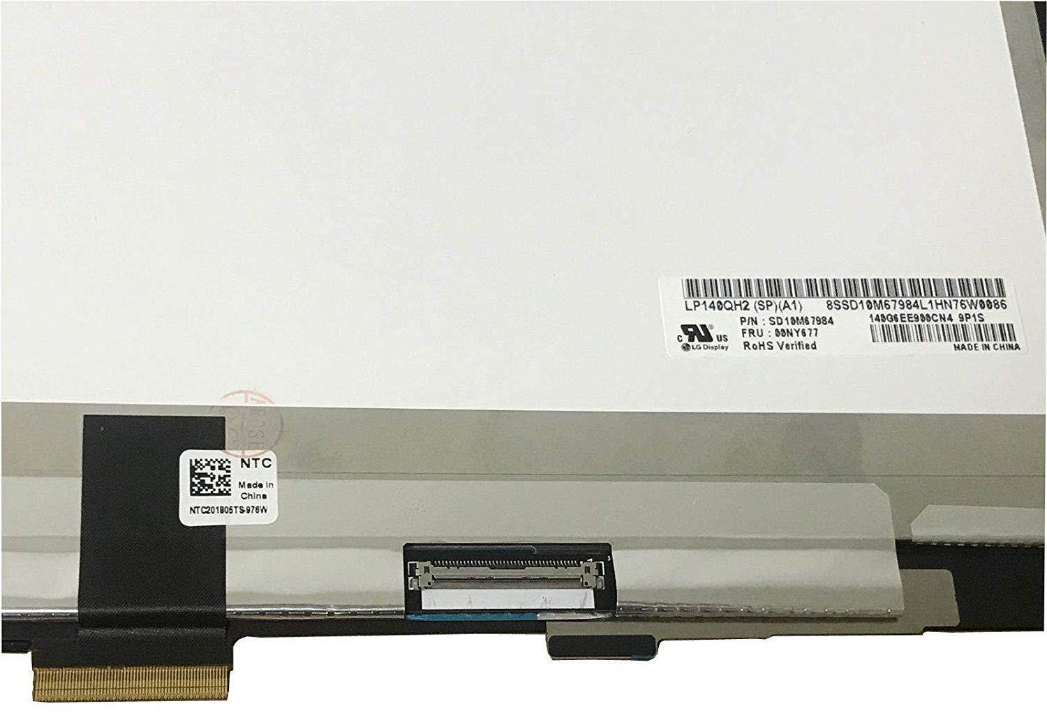 14" 2560x1440 FHD LED LCD Touch Screen Digitizer Display Panel Assembly for Lenovo Thinkapad X1 Yoga 2018