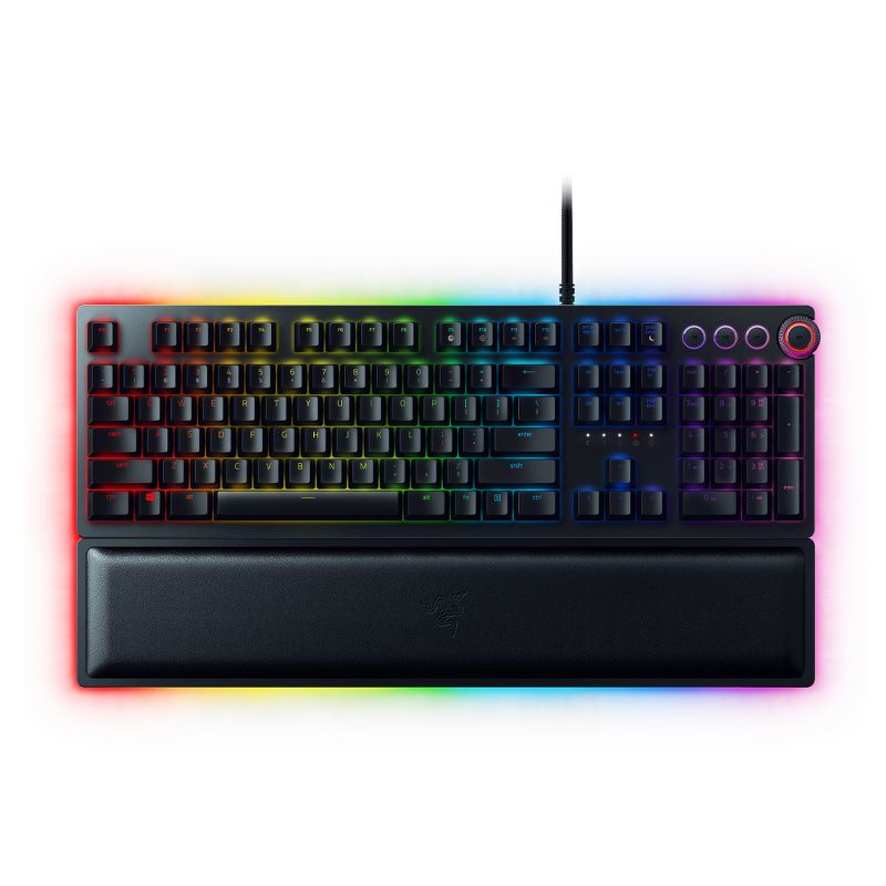 Razer Huntsman Elite Gaming Keyboard with Wrist Rest - Opto-Mechanical Switches