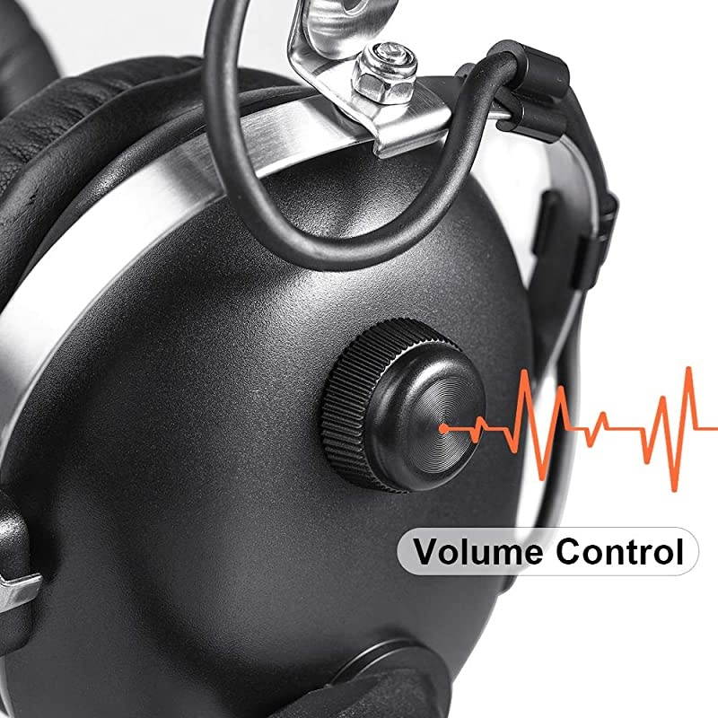 Headset ANR with Active Noise Reduction, MP3 Input for Music, GA Dual Plug and Flight Bag