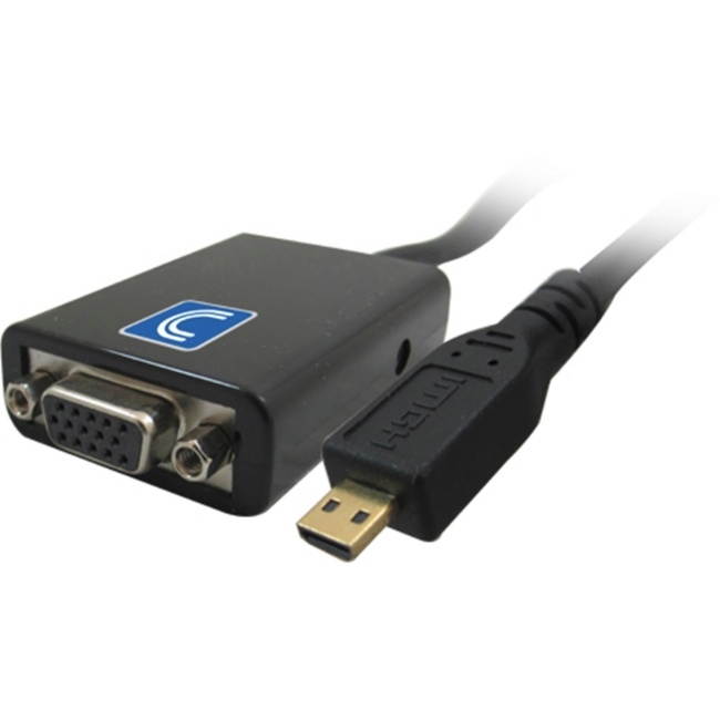 COMPREHENSIVE CABLE 4IN HDMI D MALE TO VGA FEMALE