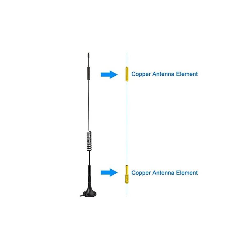 4G LTE 7dBi Magnetic Base SMA Male Antenna Compatible with 4G LTE Wireless Mobile Router Cellular Gateway Modem Home Phone Hotspot Mobile Cell Phone Signal Booster Repeater Cellular Amplifier