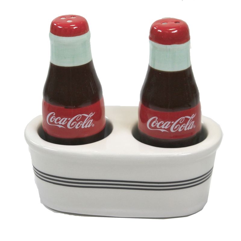 Tabletop 4.5" Coca-Cola Salt And Pepper Seasonings Transpac  -  Salt And Pepper Shaker Sets