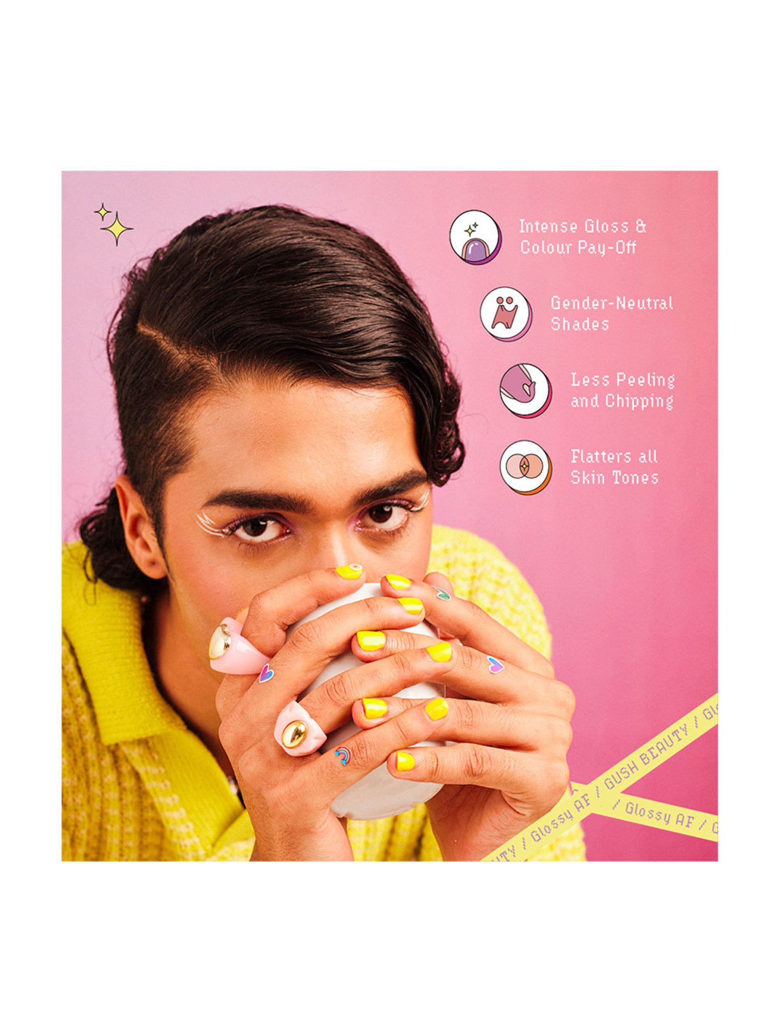 Gush Nail Lacquer Combo Candy Pop - 35 ml