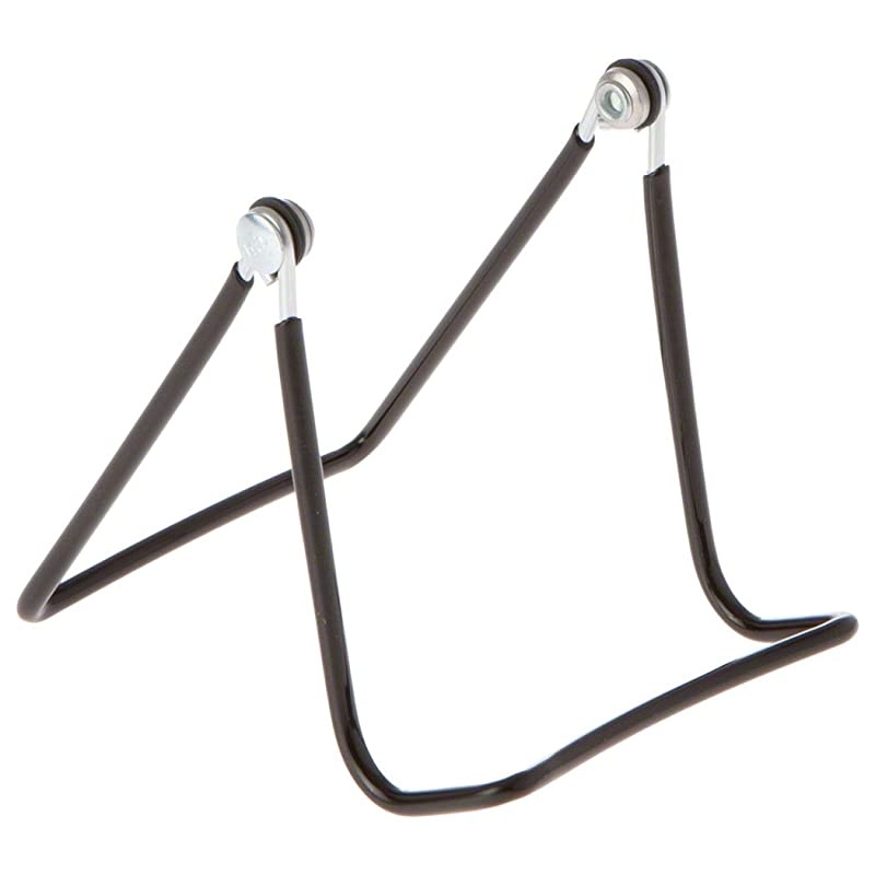 1AB Adjustable Wire Display Easel 35 W x 325 H with 15 Display Ledge Black Pack of 3