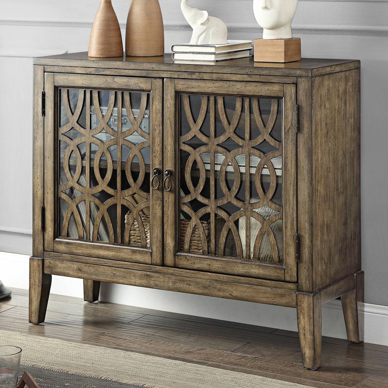 Coast to Coast Pendleton Kire 40 1/2" Wide Glass Door Accent Cabinet