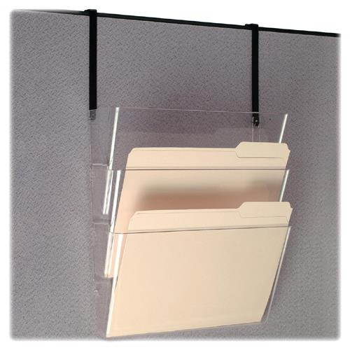 Officemate International Corp OIC21434 Wall File- 13in.x4-.13in.x7in.- Letter- Clear
