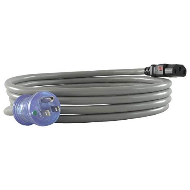 conntek 27228 15amp 10feet nema 515p hospital/medical grade power cord with push lock iec c13