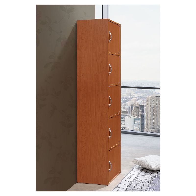 Storage Cabinet Mahogany - Hodedah Import