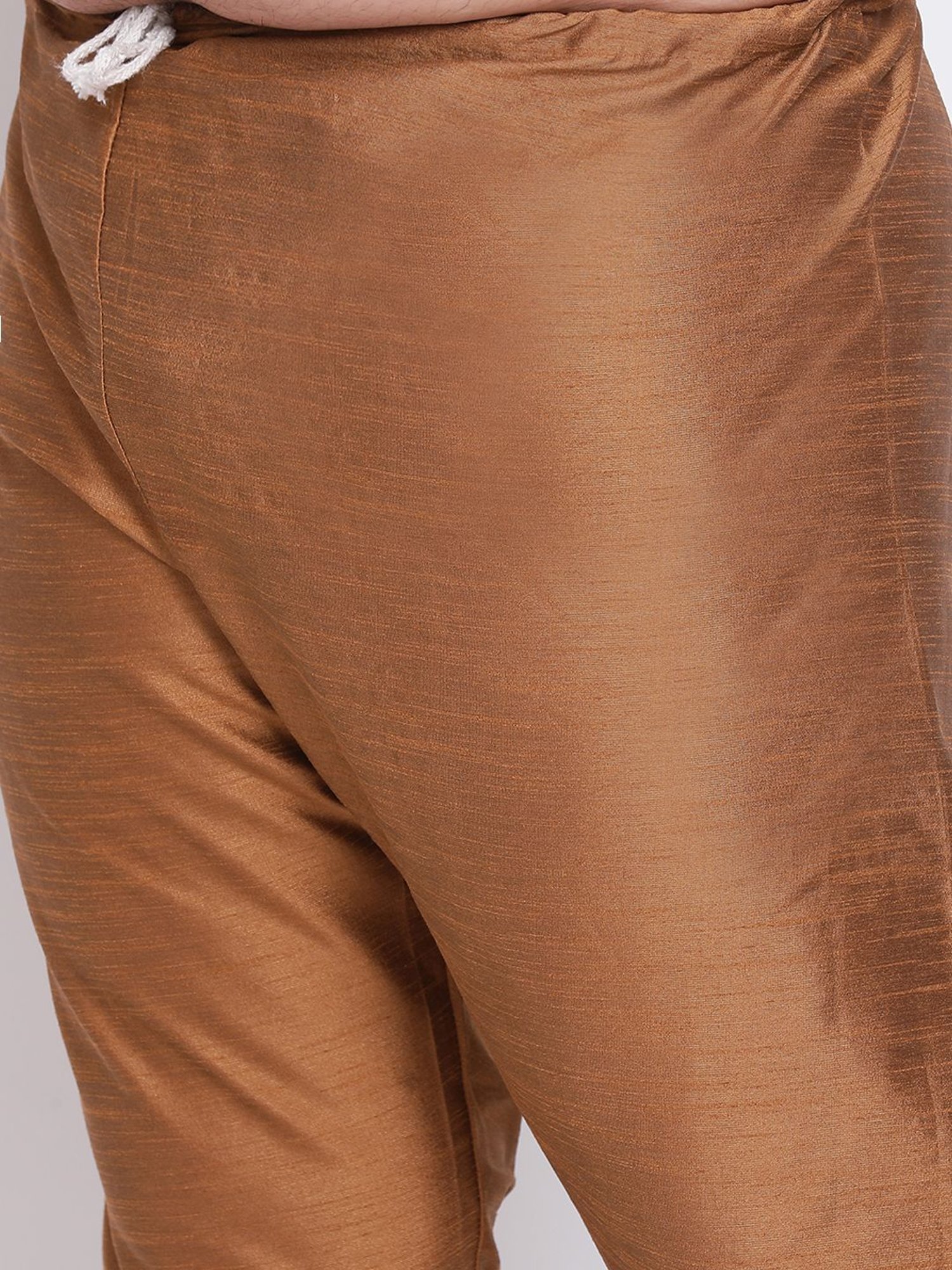 Hangup Brown Regular Fit Kurta Bottom & Jacket Set