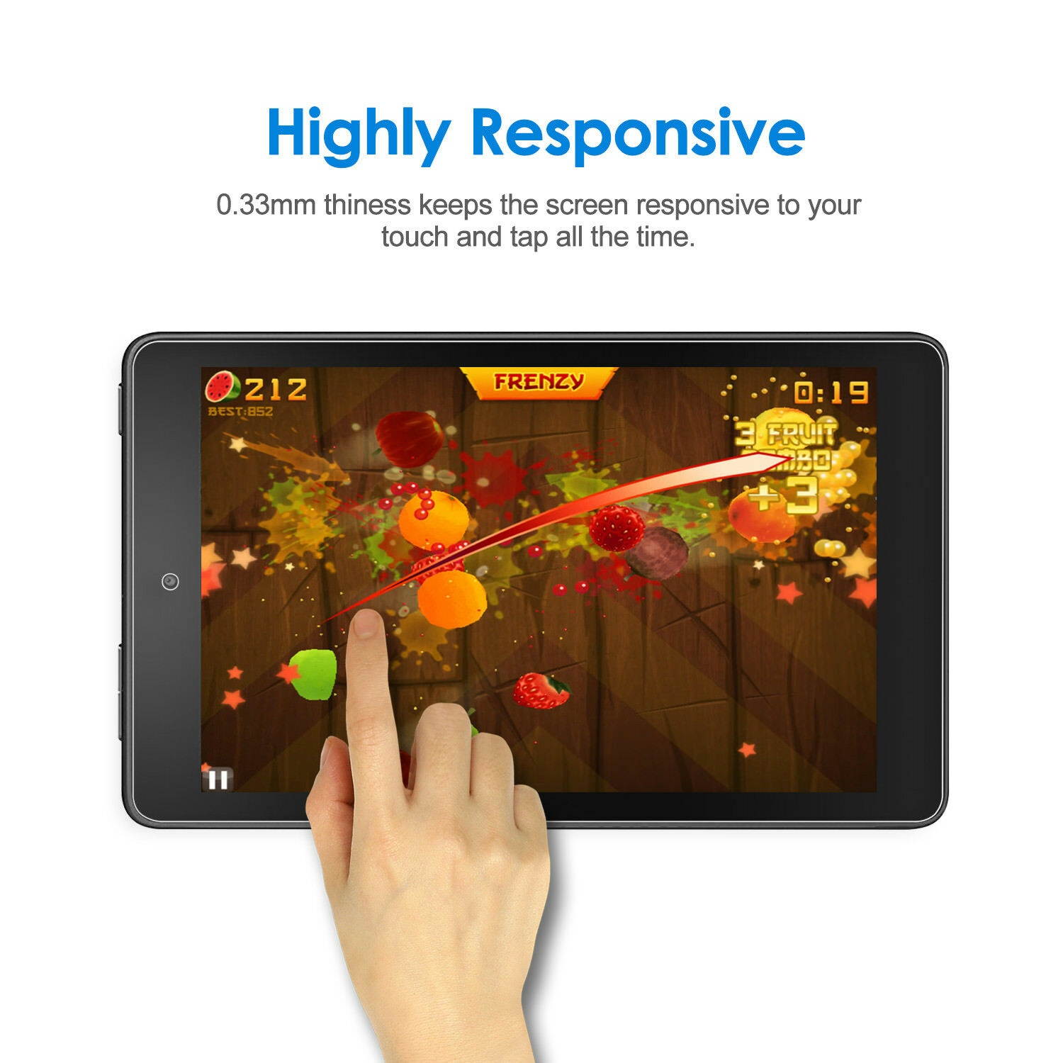 JETech Screen Protector for Amazon Fire HD 10 (2017 release) Tempered Glass Film