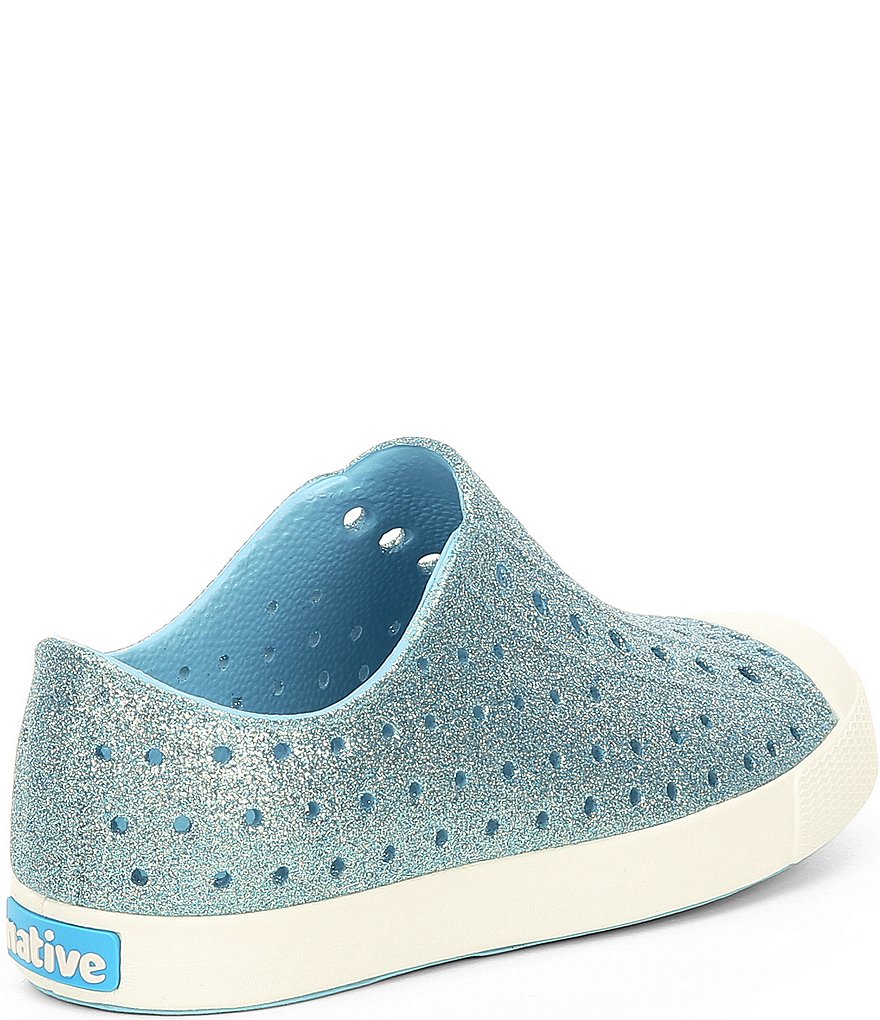 Native Girls' Jefferson Bling Glitter Slip-On Sneakers (Youth)