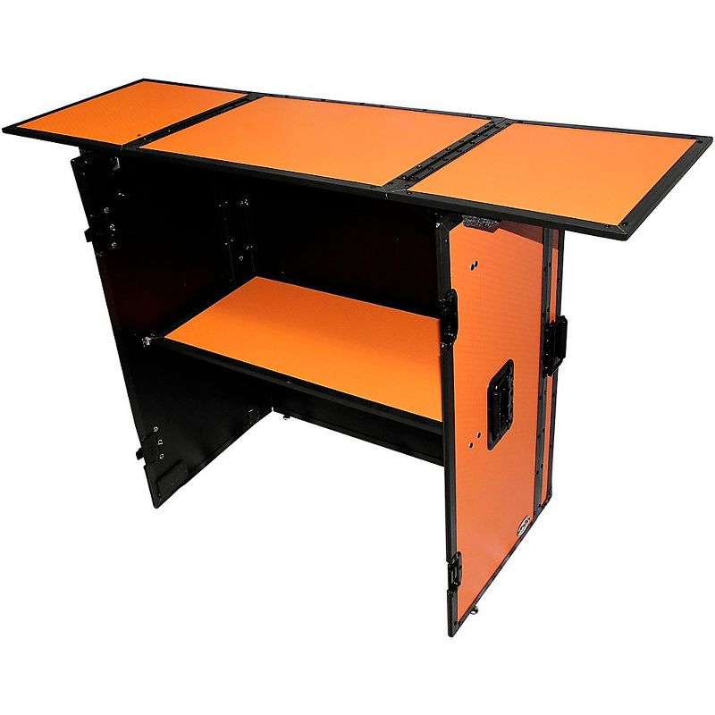 ProX Transformer Series Fold Away DJ Table - Orange/Black (XS-DJSTNRB)
