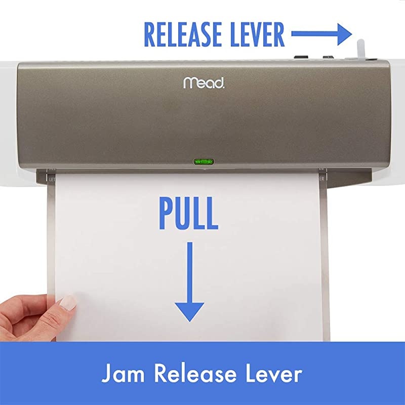 Laminator Thermal HeatSeal PRO Lamination Machine 95 Max Width includes EZAlign Laminating Sheets Pouches M1701842 White Gray 3 x 145 x 5