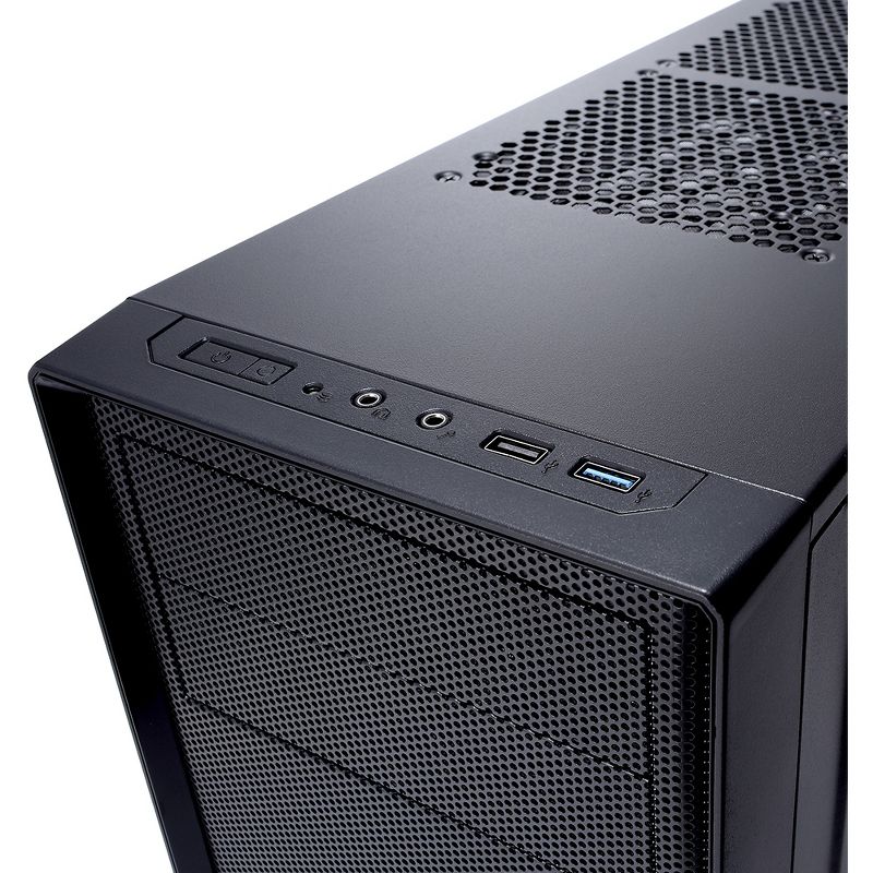Fractal Design Focus G Computer Case with Side Window - Mid-tower - Black - 5 x Bay - 2 x 4.72" x Fan(s) Installed