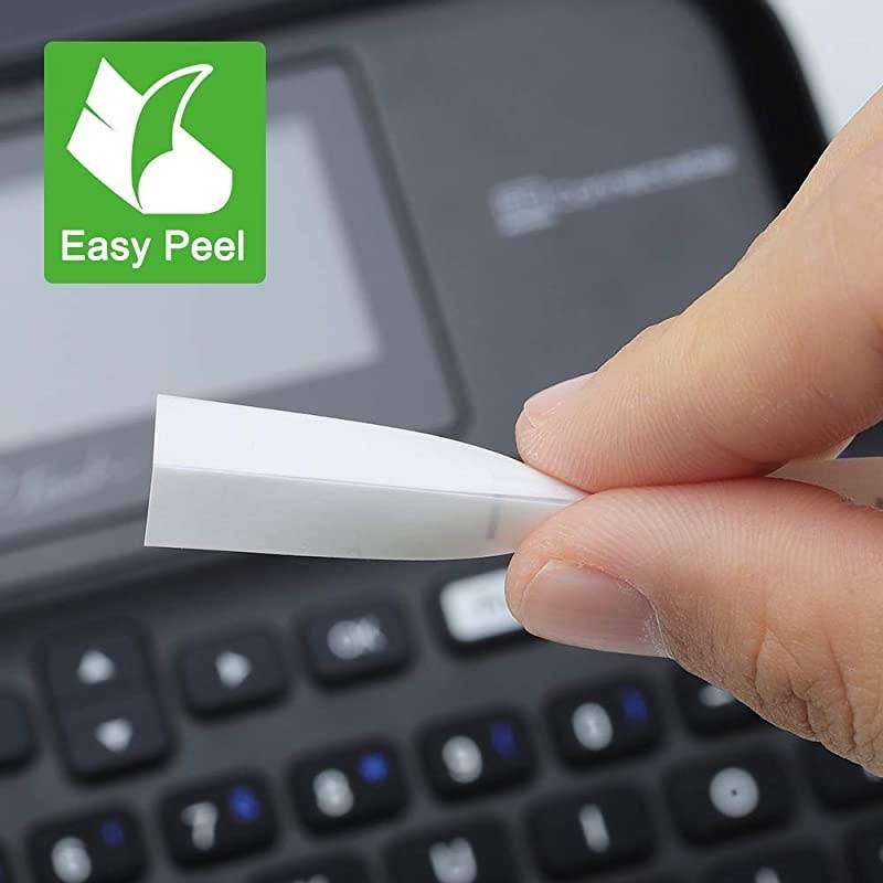 Compatible Label Tape Replacement for Brother P Touch Label Maker Tape, TZe-231 Tape 12mm 0.47 Inch Laminated White TZe231 TZ231 for PT-D200 PT-D210 PT-D400 Label Maker, 26.2 Feet, 4-Pack