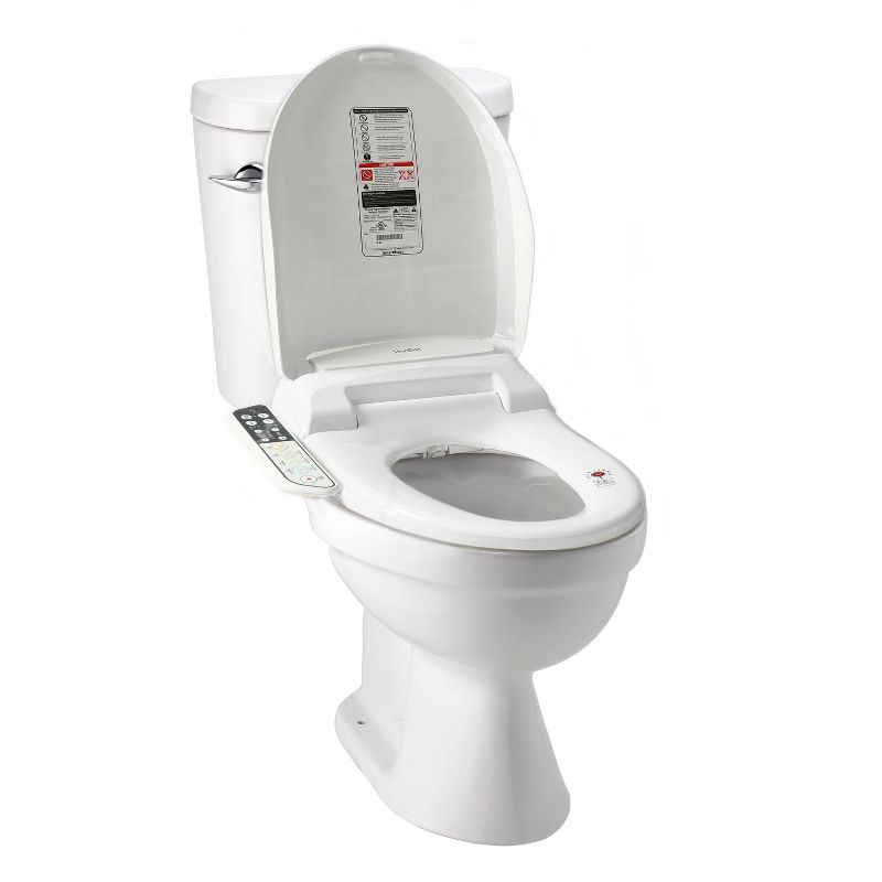 SB-110 Electric Bidet Toilet Seat for Most Elongated Toilets White - SmartBidet