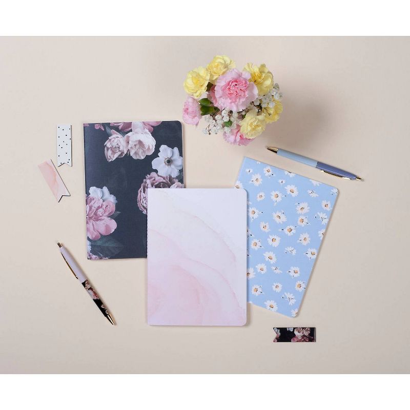 3pk Lined Notes Set 5" x 7.5" - cupcakes and cashmere for Blue Sky