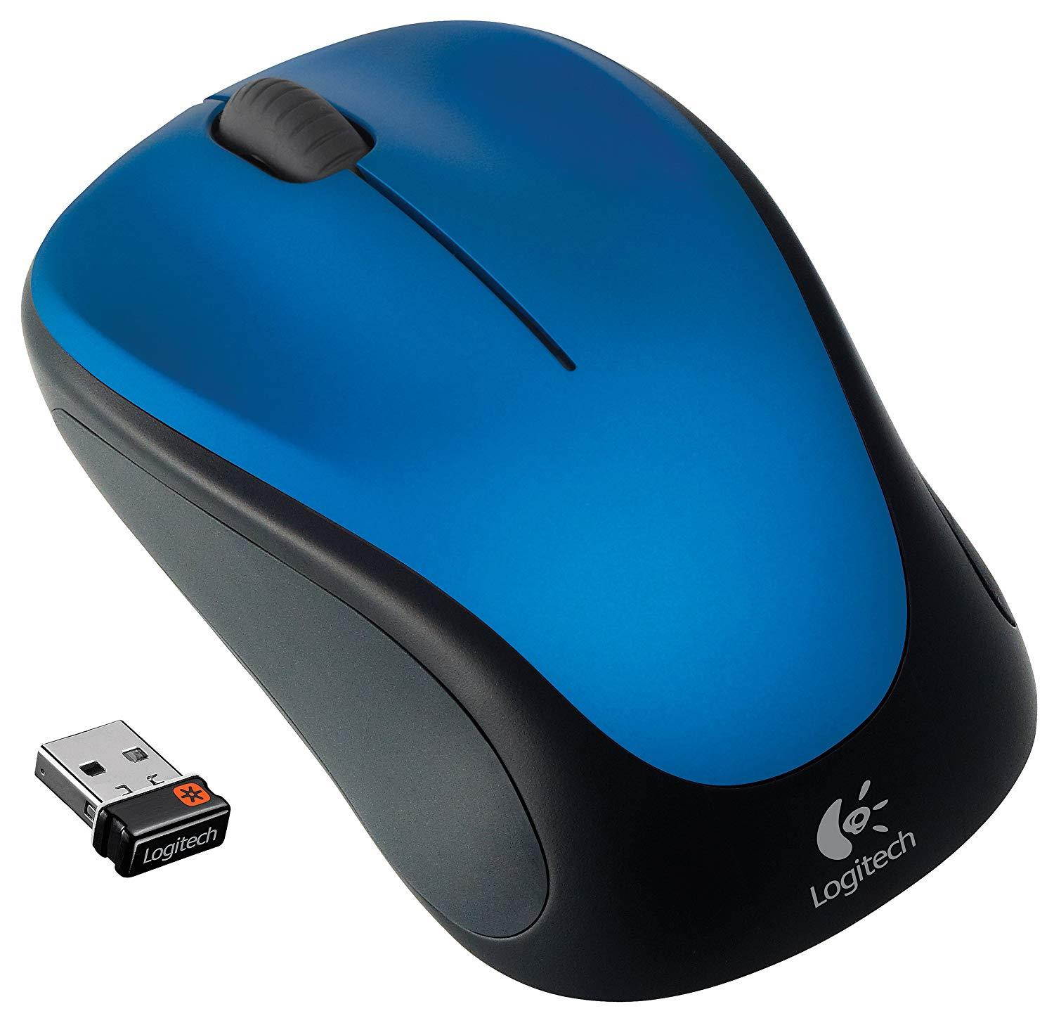 Logitech Wireless Mouse m317 with Unifying Receiver, Steel Blue