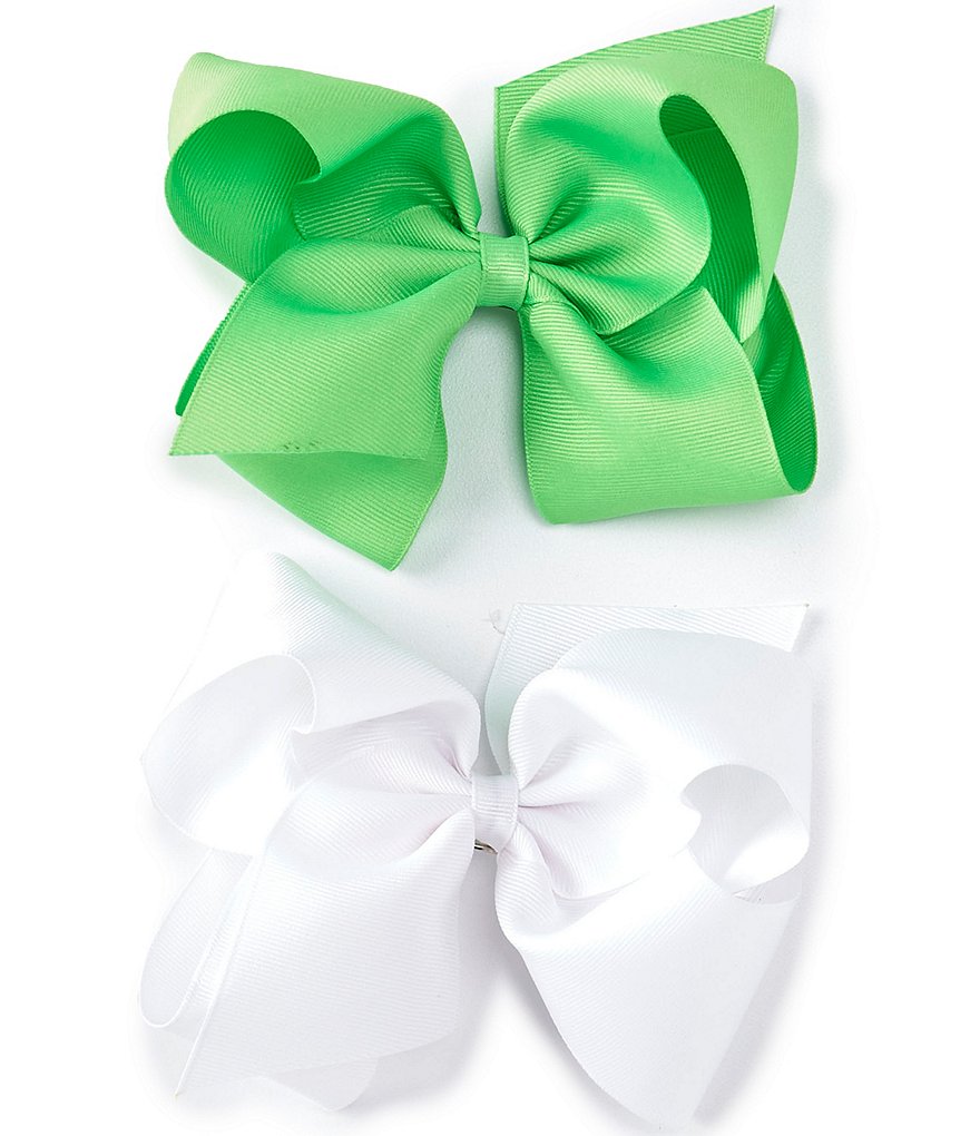 Copper Key Girls Grosgrain King Bows 2-Pack