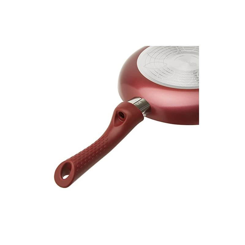 Evolve Non-Stick Fry Pan PFOA Free Hydrolon Non-Stick -Pure Heavy-Gauge Aluminum with a Soft Silicone Handle