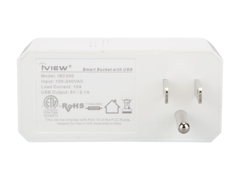 iVIEW ISC100 Smart Wi-Fi Socket Double Pack