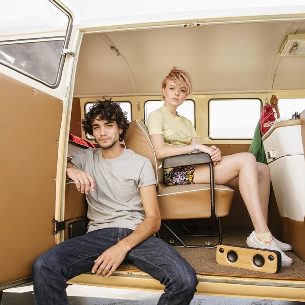 House Of Marley Get Together Mini Bluetooth Speaker, Signature Black, EM-JA013-SB