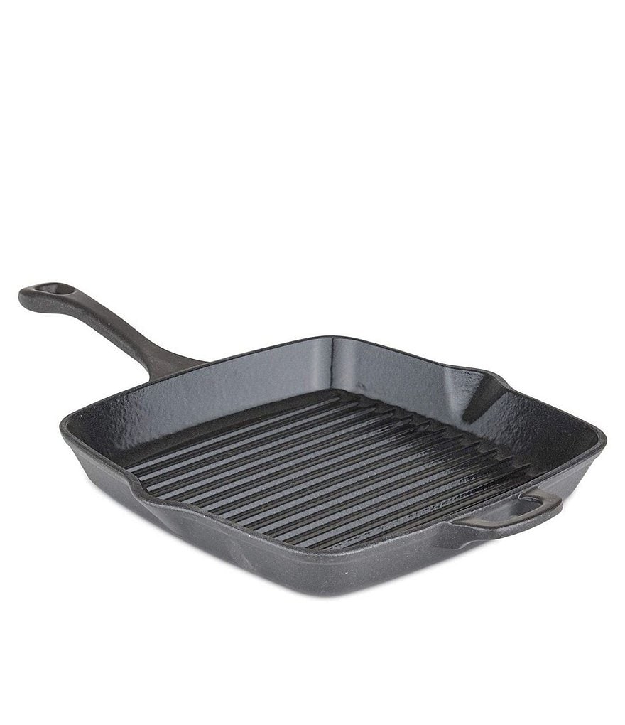 Viking Enamel Coated Cast Iron 11#double; Square Grill Pan