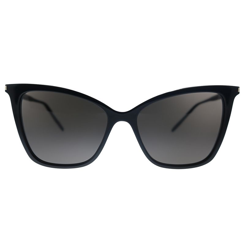 Saint Laurent SL 384 001 Womens Cat-Eye Sunglasses Black 55mm