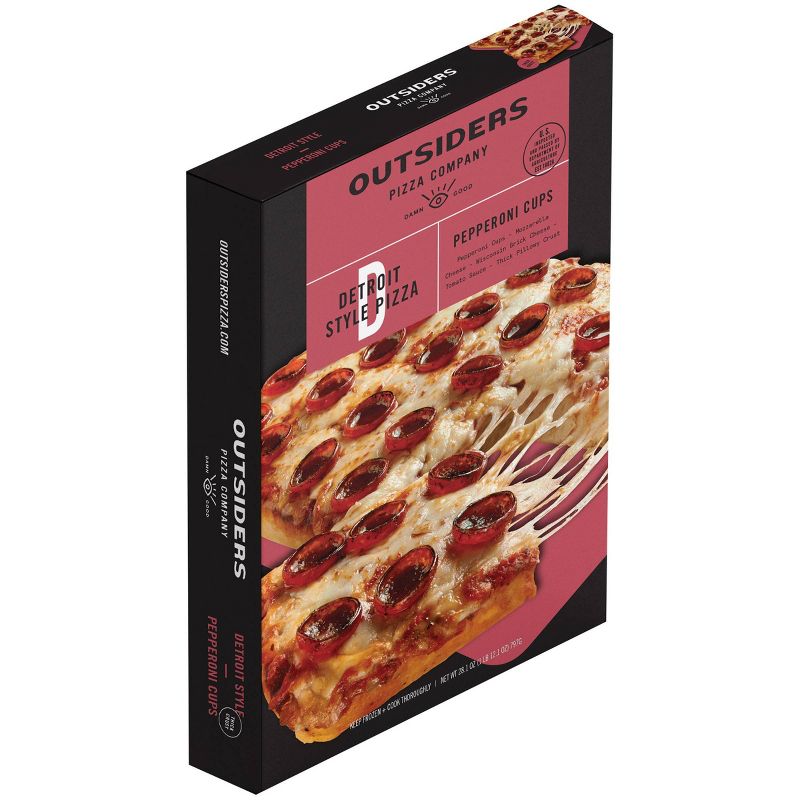 Outsiders Pizza Company Detroit Style Pepperoni Frozen Pizza - 28.1oz