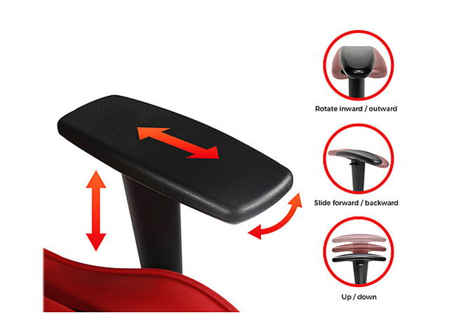 DXRacer Ergonomically Designed Racing Series RAA106 Black and Red Strong Mesh and PU Leather 135-degree Recline High-End Gaming Chair with Neck and Lumbar Support Pillow