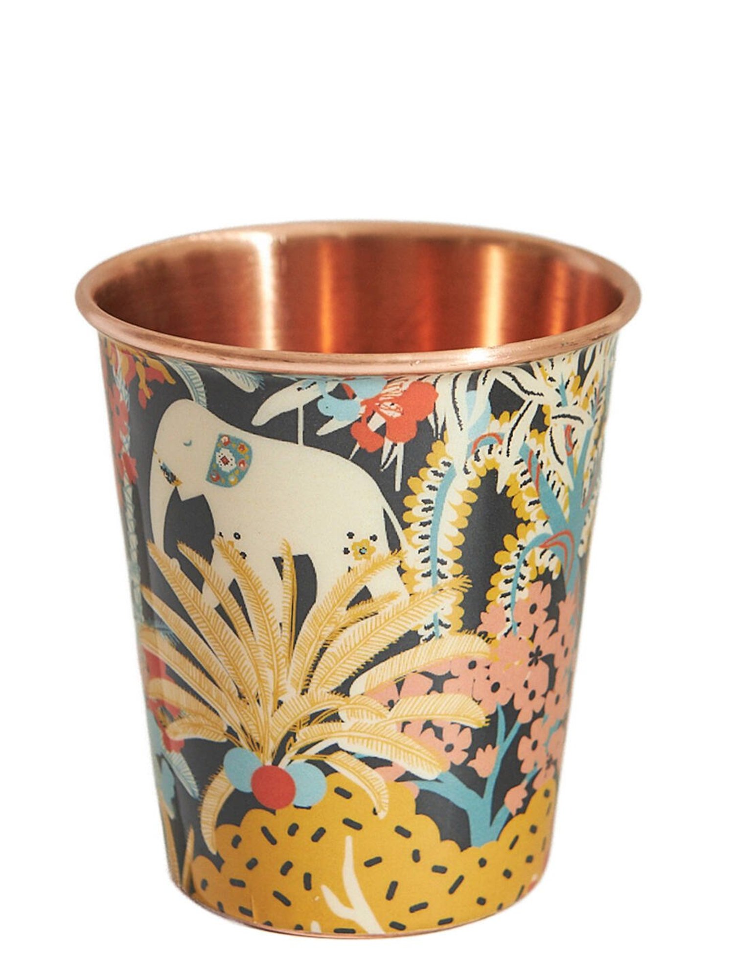 Chumbak Pixel Pasley Printed Black Tumbler (300 ML)