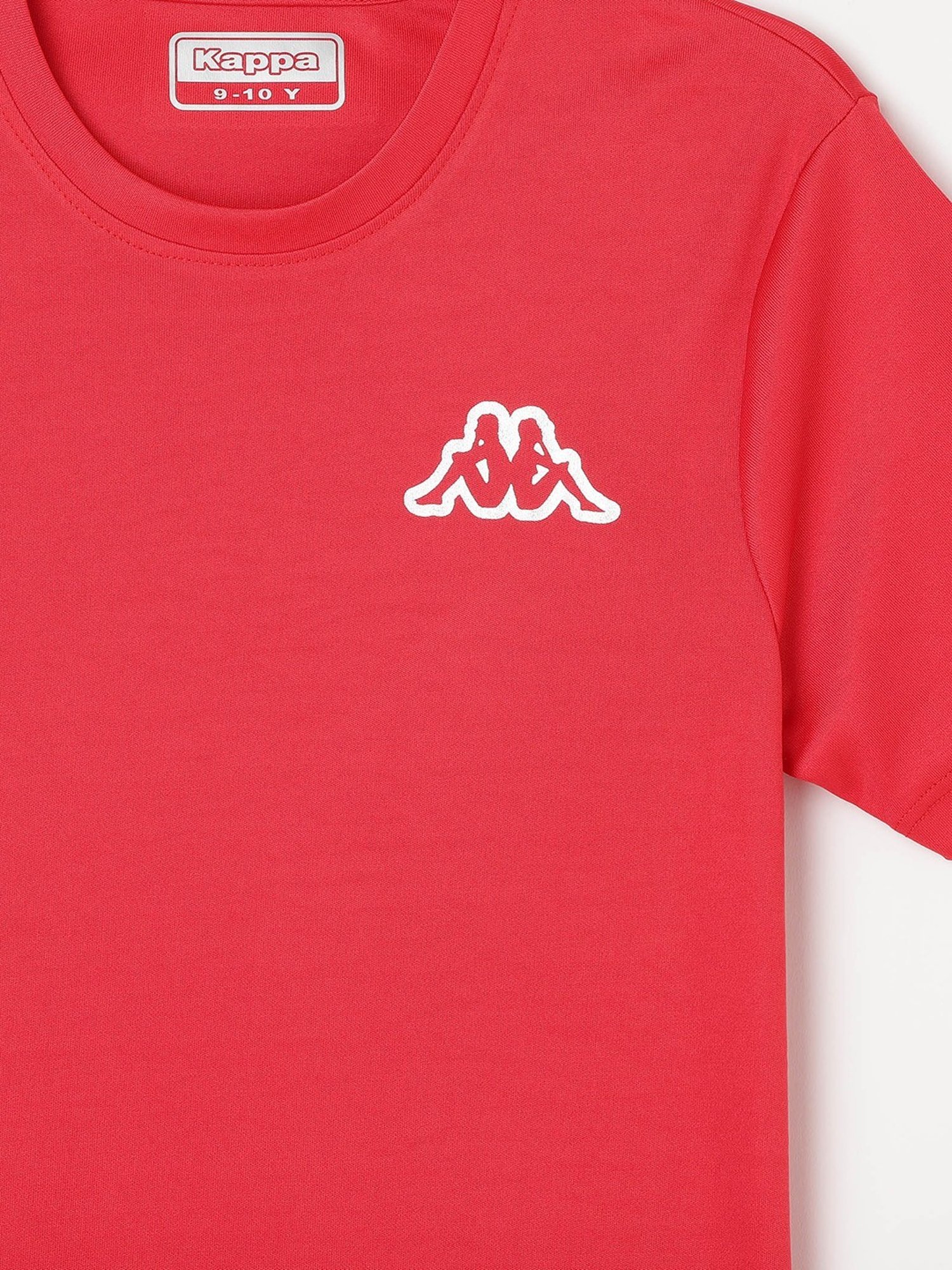 KAPPA Kids Red Cotton Printed T-Shirt