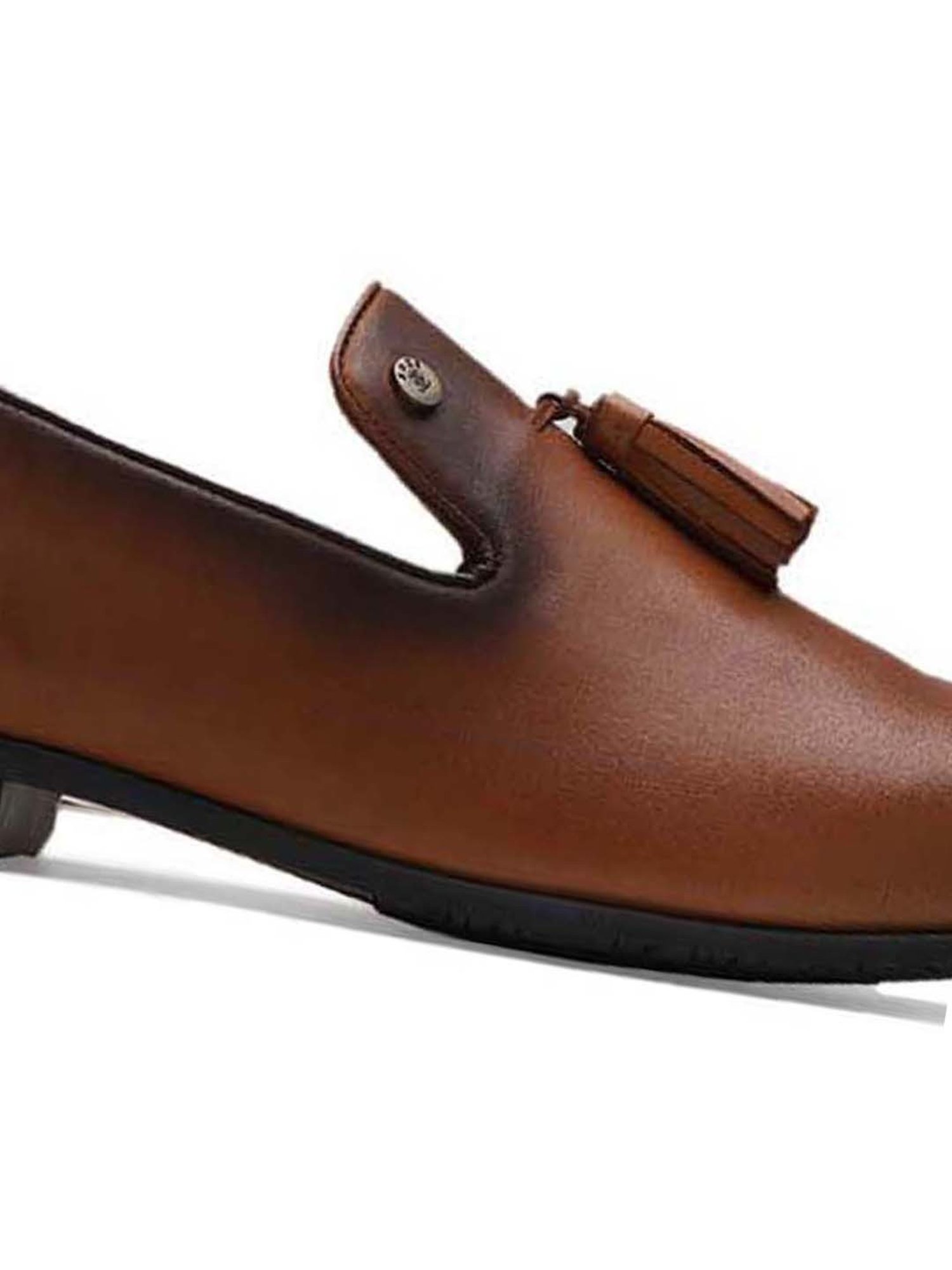 EZOK Men's Tan Formal Mocassins