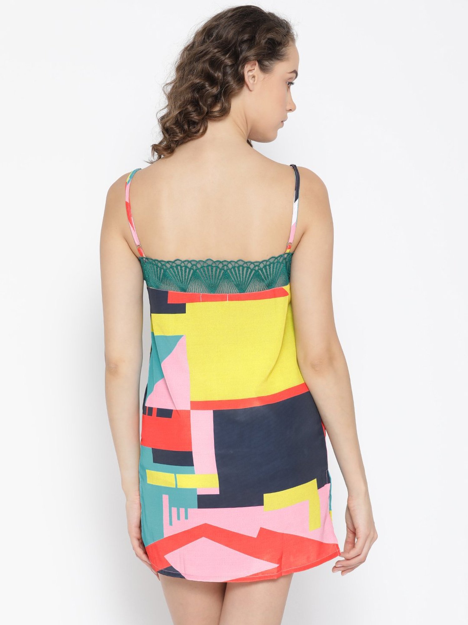 Erotissch Multicolored Printed Babydoll