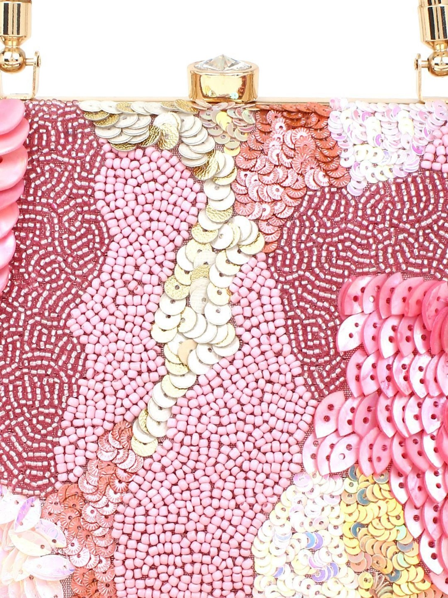 Spice Art Pink Clutch