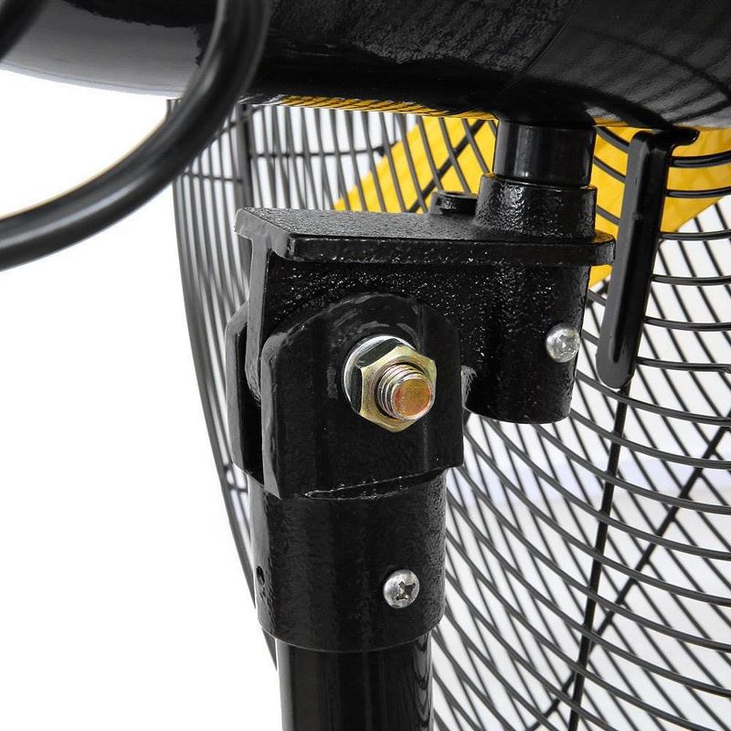 Air King 18" 1/6 HP 3-Speed Adjustable Height Floor Fan with Roll-About Stand