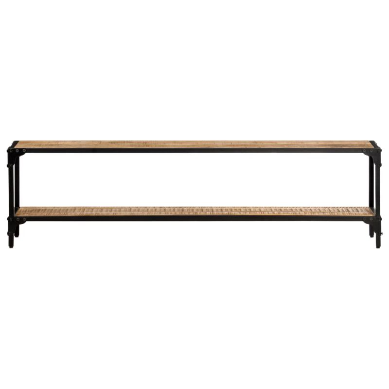 vidaXL Solid Mango Wood TV Cabinet 59.1" TV Stand Unit Entertainment Center