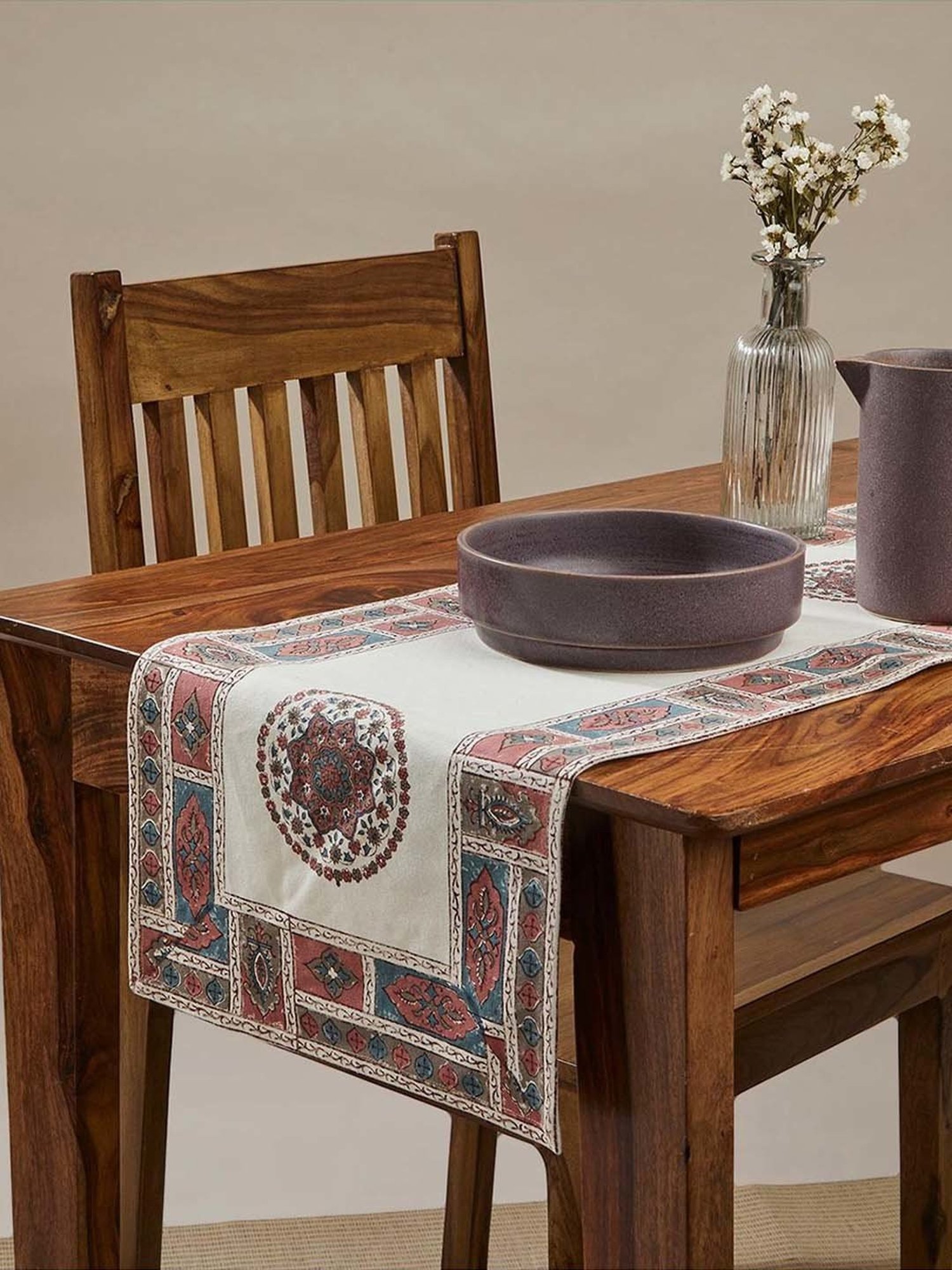 Romee Pink Polyester Ethnic Runners