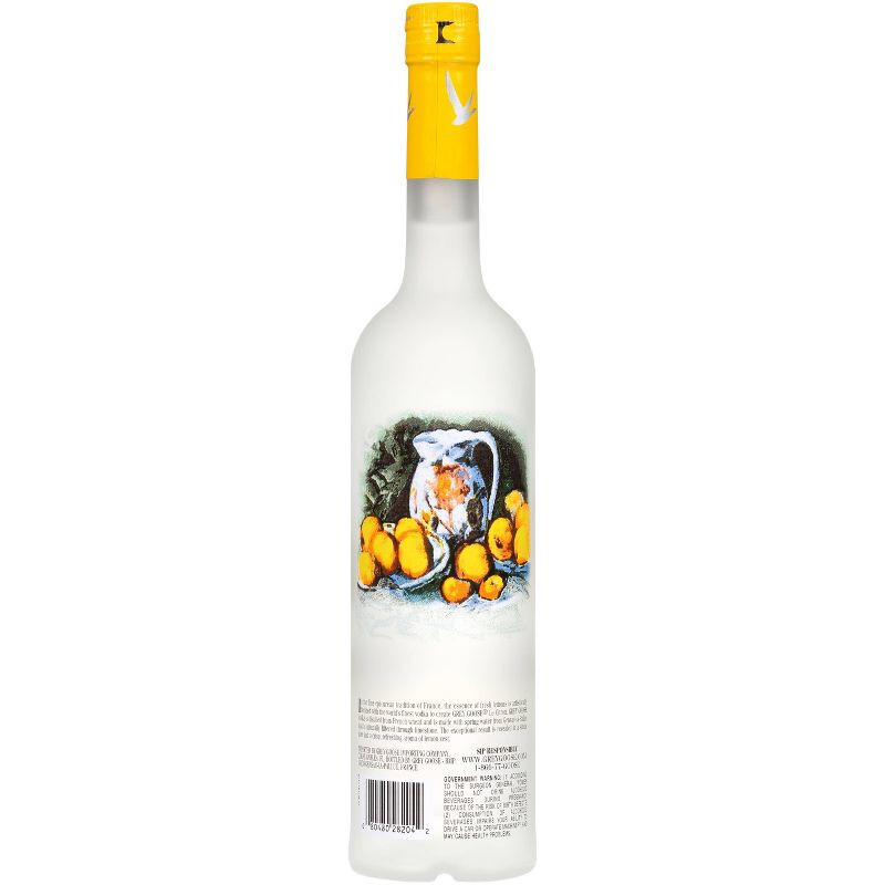 Grey Goose Le Citron Vodka - 750ml Bottle