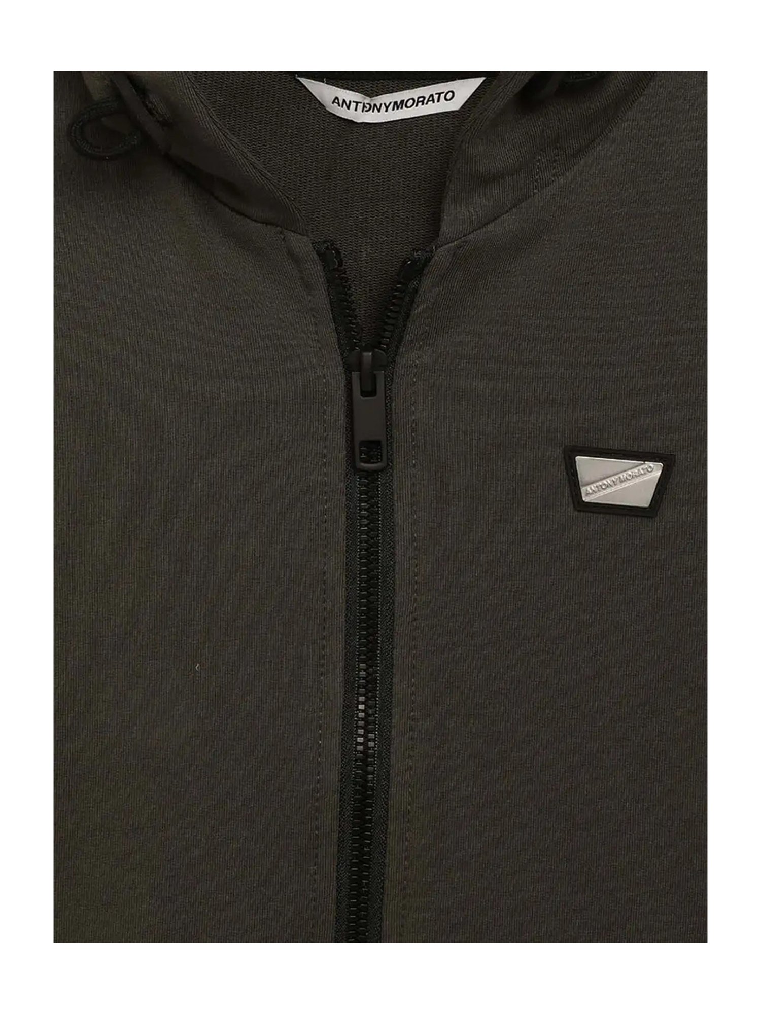 Antony Morato Kids Green Solid  Hoodie