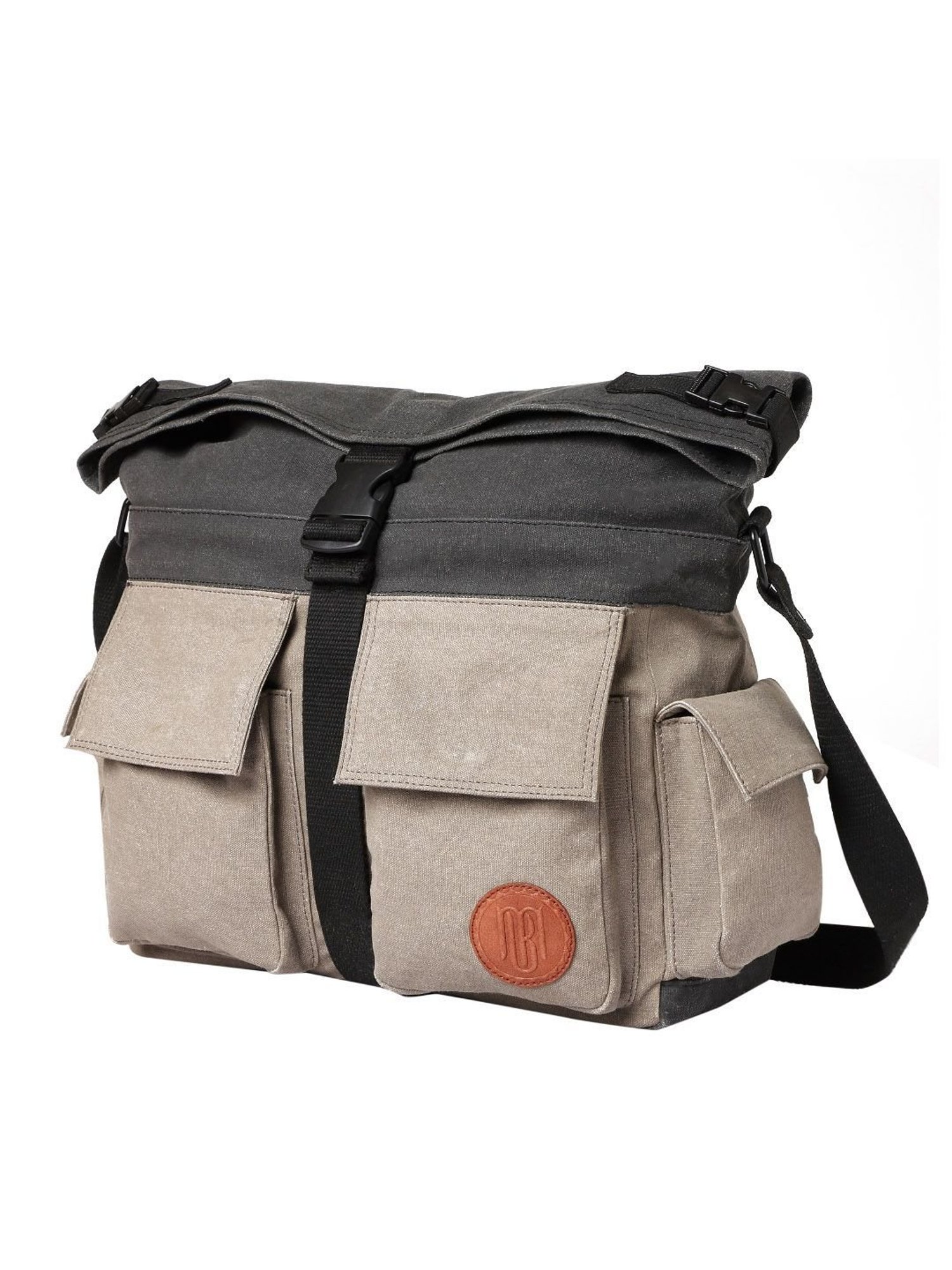 Mona B Beige Medium Cross Body Bag