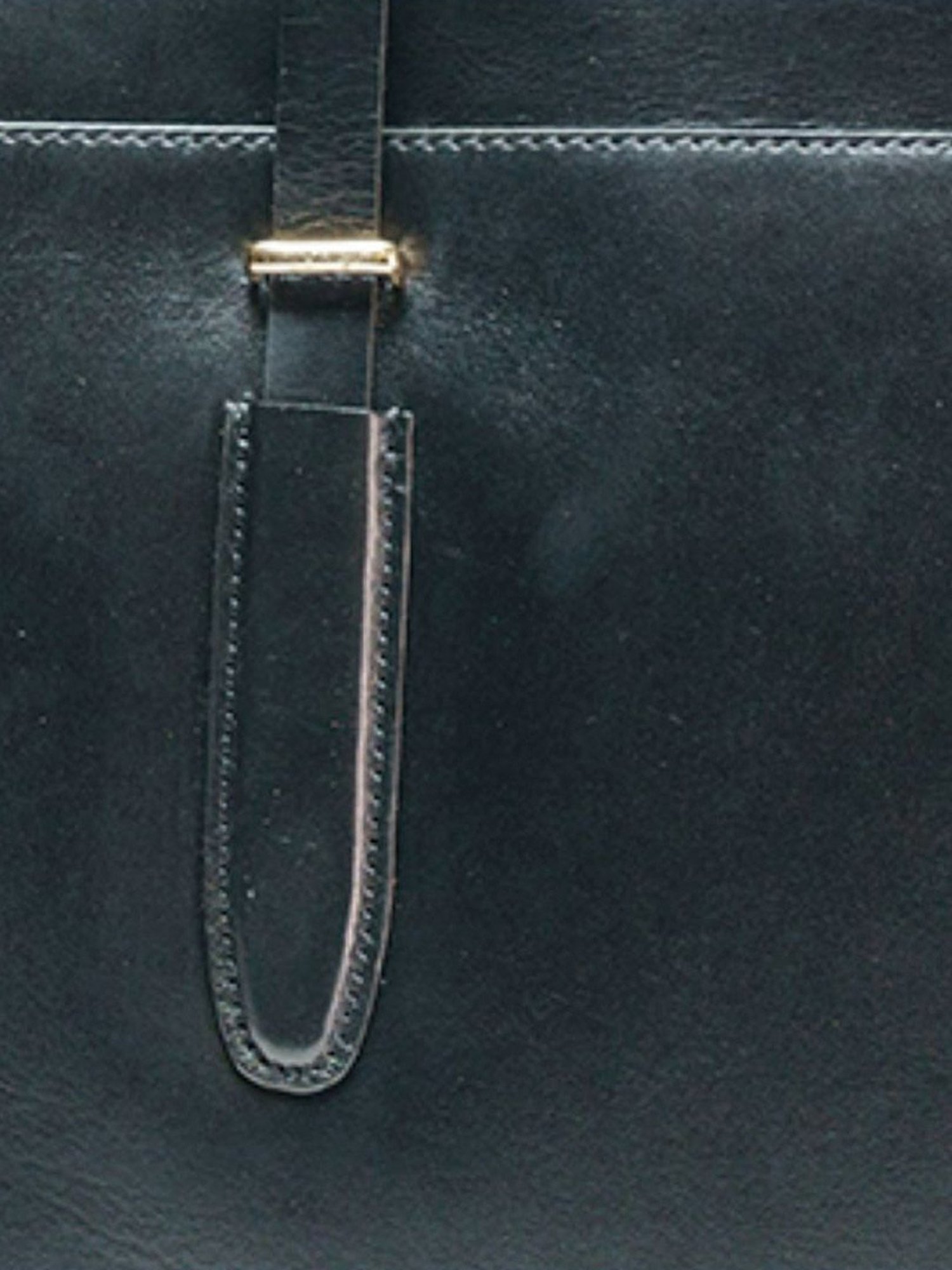 RI2K London Black Leather Large Handbag