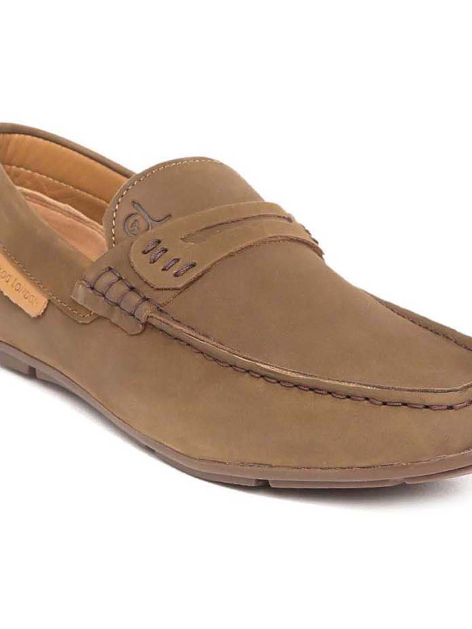 Clog London Men's Olive Casual Loafers