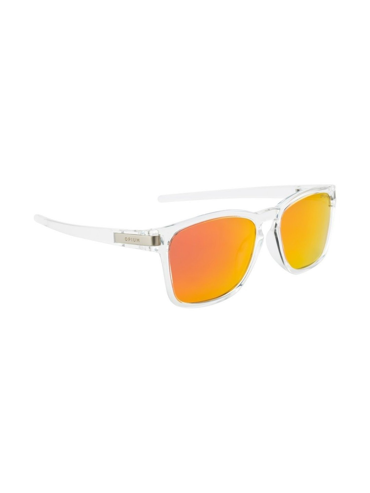 Opium Red UV Protection Wayfarer Sunglasess for Men
